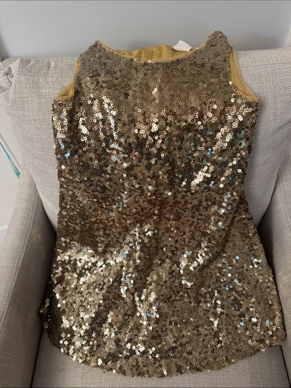GAP Gold Sequin Girls' Formal Dress